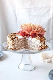 Easy Chai Crepe Cake Recipe Recipe Crepe Cake Recipe Crepe Cake Cake