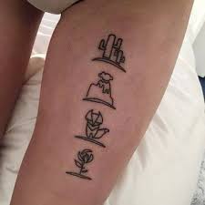 Over 600 tattoos from books, poetry, music, and other sources. A Tattoo On Halsey S Left Leg Consisting Of Four