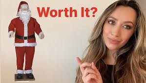 Amazon.com: Life Size Animated Dancing Santa with Realistic Face : Home &  Kitchen