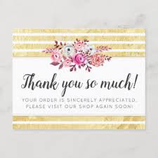 The backside is left blank for writing a. 18 Poshmark Thank You Cards Zazzle