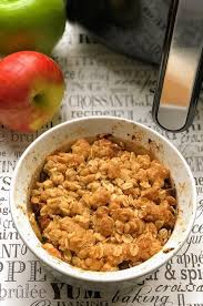 Air Fryer Apple Crisp Recipe In 2020 Apple Crisp Yummy Desserts Easy Healthy Dessert Recipes