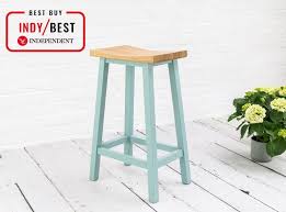 Delighting with their unique, turquoise paint, these bar stools can be a cool, colourful accent to any dining room decor. Best Bar Stools For Your Kitchen Island Or Breakfast Bar The Independent