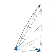 Fully fitted with gooseneck, lower plug and mast tang. Windesign Trainingssegel Fur Laser Radial Sailingshop De