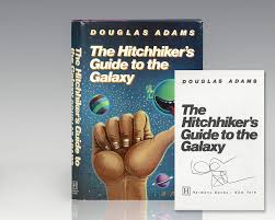 Hitch Hiker's Guide to the Galaxy Douglas Adams First Edition Signed