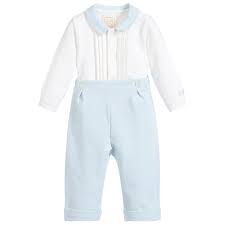 Baby Blue Ivory Buster Suit