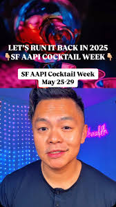 You’re telling me there’s a whole week dedicated to being Asian, cocktails,  with some workouts sprinkled in? This event was made for me lol,  @sfaapicocktailwk is
