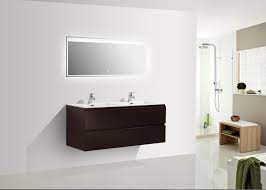 Yaheetech bathroom storage cabinet with double doors and adjustable shelves, freestanding floor cabinet with compartment for living room, l23.6xw12xh31.7 inches, gray. Bathroom Furniture Set Alice 1200 Matte Dark Grey Optional Mirror