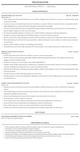 mobile analyst resume sample mintresume