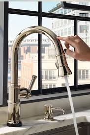 Learn how to install your own pullout or pulldown kitchen faucet featuring moen's reflex system. Brizo 64025lf Pn Artesso Pull Down Kitchen Build Com Best Kitchen Faucets Kitchen Faucet Cottage Kitchen Design