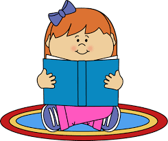 Girl Reading On A Rug Kids Reading Kids Clipart Girl Reading