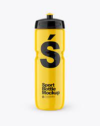 Download Glossy Sport Bottle Mockup In Bottle Mockups On Yellow Images Object Mockups