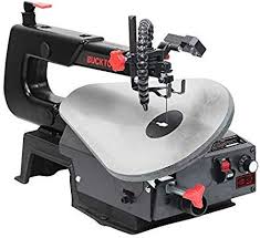 Amazon Com Bucktool Pasador De Sierra De Desplazamiento De Velocidad Variable O Hoja Sin Clavija Con Interruptor De In 2020 Scroll Saw Iron Work Portable Table Saw