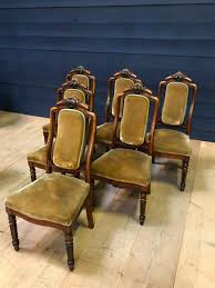 This post is from the interior furnishings website. Set Of 6 Tall Back Louis Philippe Dining Chairs Dining Room Items By Category European Antiques Decorative