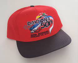 Vintage 40th Annual Daytona 500 Snapback Hat Nascar Vtg By Streetwearandvintage On Etsy Snapback Snapback Hats Vintage Nascar