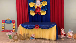 Decoracion Fiesta Blanca Nieves Youtube
