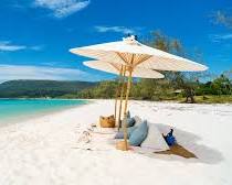 A beautiful sunny beach in Koh Rong, Cambodia