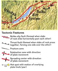 Image result for lake baikal Russia earthquakes