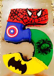 5 Year Old Super Hero Birthday Cake Cake 5 Year Old Boy 2 Year Old Birthday Party Superhero Birthday Cake