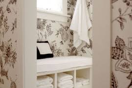 A huge single mirror is a great touch to create a much wider look. 25 Bathroom Bench And Stool Ideas For Serene Seated Convenience Interior Design Blogs