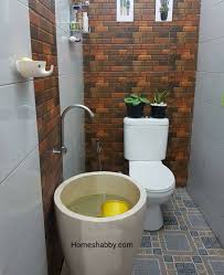 Desain kamar mandi yang monoton setiap waktunya pasti sangat membosankan. 6 Desain Kamar Mandi Sederhana Yang Elegan Ukuran 1 5 X 1 5 M Homeshabby Com Design Home Plans Home Decorating And Interior Design