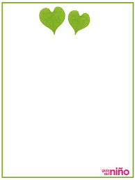 Margenes decorativos para hojas blancas para tarjetas. Marco De Corazones 12 Bonitos Papeles Para Cartas De Amor Especial San Valentin Guia Del Nino