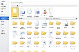 Microsoft Word 2010 Templates