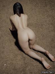 Porn image of 20 woman dark fantasy medium shot high heels nude kneeling  from behind created by AI