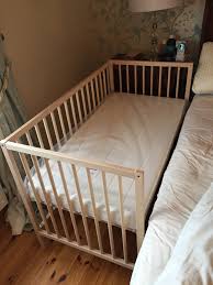 Cosleeper Made From Ikea Crib Ikea Crib Cosleeping Bedroom Co Sleeper Crib