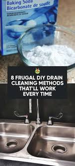 8 frugal diy drain cleaning methods