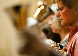 Bell choirs work together to create beauty