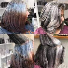 5 Ideas For Blending Gray Hair With Highlights And Lowlights