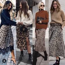 Leopard Skirt Animalprint Printed Skirt Outfit Fashion Fashion Outfits