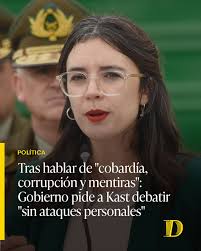 📌La vocera de Gobierno, Camila Vallejo, respondió a las duras críticas de  Kast hacia el presidente Boric, quien cuestionó su propuesta de recortar  USD 6.000 millones del gasto fiscal. Kast acusó a