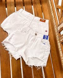 Short Carmen Branco Desfiado