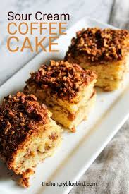 Sour Cream Coffee Cake With Pecan Brown Sugar Streusal Topping Recipe Coffee Cake Sour Cream Coffee Cake Coffee Cake Recipes
