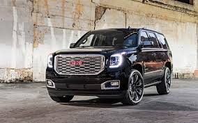 Download Wallpapers Gmc Yukon 2018 Denali Black Luxury Suv Black Wheels Tuning Yukon American Cars Led Headlights Ultimate Black Edition Besthqwallpaper Gmc Suv Gmc Denali Gmc Yukon Denali