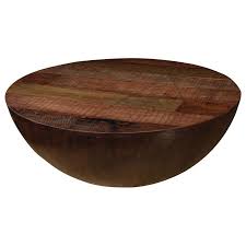 Solid Wood Round Coffee Table