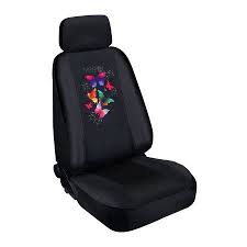 Pilot Automotive Swr 0132 Seat Cover Special Edition Butterfly Swarovski Crystal Embellished Black Faux Leather Neoprene Walmart Com In 2020 Black Faux Leather Faux Leather Suv Seat Covers