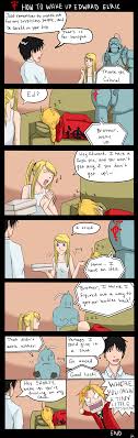 Pinako, winry's grandmother was the one to look after the brothers when their mother passed away. How To Wake Up Edward Elric By Perfectlykawaii93 On Deviantart Edward Elric Fullmetal Alchemist Fullmetal Alchemist Brotherhood