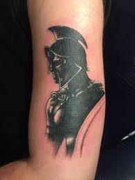 Spartan Tattoo Start Of Sleeve Tatuagem Espartana Tatoo Tatuagens