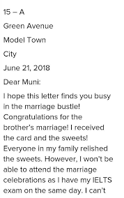 Maybe you would like to learn more about one of these? Write A Letter To Your Friend Apologising For Not Attending His Sister Marriage Brainly In