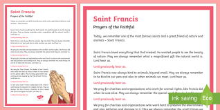 Jun 04, 2021 · consider these st. Saint Francis Prayers Of The Faithful Print Out