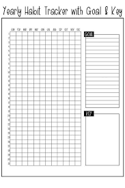 Each sticker includes 31 days, simply tick or color each day that you've been consistent with the habit you're trying to keep. Habit Tracker Template Yearly Habit Tracker Printable Etsy In 2021 Bullet Journal Habit Tracker Printable Habit Tracker Printable Habit Tracker Bullet Journal