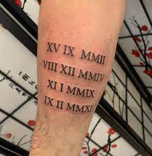 Tattoo uploaded by La Chispa • 12 roman numerals • Tattoodo