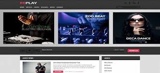Replay Blogger Template Music Wordpress Themes Good Music Wordpress Theme