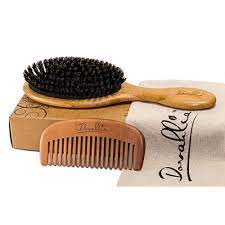 The soft boar bristle brush has bristles that are rather delicate, making it ideal for styling and grooming fine, thin hair. Buy Boar Bristle Hair Brush Set For Women And Men Designed For Thin And Normal Hair Adds Shine And Improves Hair Texture Wood Comb And Gift Bag Included Black