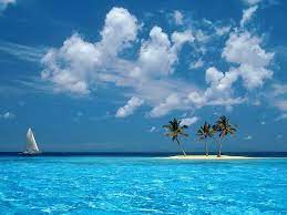 Ocean Boat Tropical Windows Xp Islands Palm Trees Skyscapes 1280x960 Nature Oceans Hd Art Hd Wallpaper Tropical Beach Scenery Palm Trees