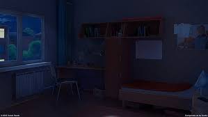 Feel free to send us your own wallpaper and we will consider adding it to appropriate category. Hd Wallpaper Anime Original Bedroom Desk Night Wallpaper Flare
