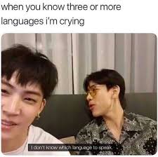 Lol Bambam When The Group Is Multilingual Komik Lol Kpop