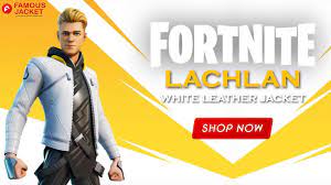 Fortnite Lachlan White Leather Jacket White Leather Jacket Leather Jacket Shopping Leather